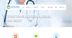 Desktop Screenshot of bostonhernia.com